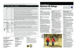 National Elk Refuge Hunt Brochure 2023