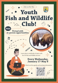 Spring 2024 - Virtual Youth Fish & Wildlife Club Flyer