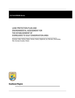 Final Land Protection Plan Package