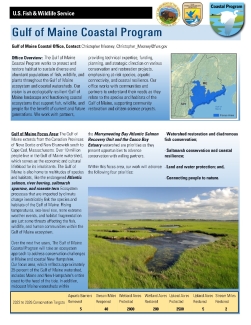 Gulf of Maine Coastal Program 2-page Overview