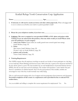 Youth Conservation Corps Kodiak Application 2024