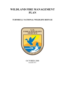 Turnbull NWR Fire Management Plan