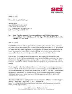 2024-03-12 Sci Comments on Reauthorization of the HWCC 