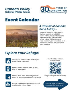 Canaan Valley NWR 2024 Event Calendar