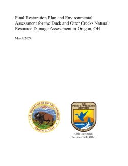 Duck and Otter Creeks NRDAR Final Restoration Plan and Environmental Assessment
