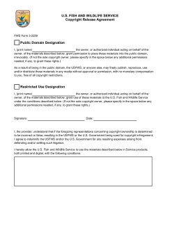 3-2259 Copyright Release Agreement form 