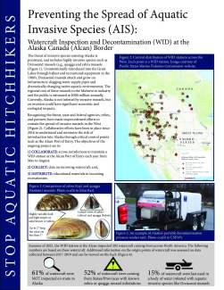 Watercraft Inspection Station at the Alaska Canada Border (PDF)