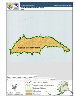 Alaska Maritime National Wildlife Refuge: Map of Guide Use Area AKM 02