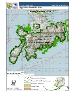 Alaska Maritime National Wildlife Refuge: Map of Guide Use Area AKM 03