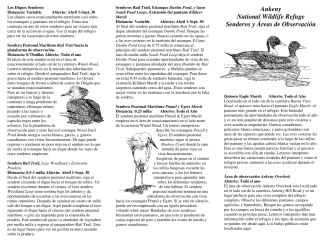 Descripciones de Senderos Ankeny National Wildlife Refuge