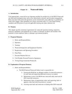 BLM - H-1112-1 SAFETY AND HEALTH MANAGEMENT (INTERNAL) 