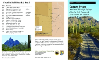 Charlie Bell and Camino Del Diablo Road and Trail Guide