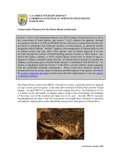 Conservation Measures for the Puerto Rican crested toad.pdf