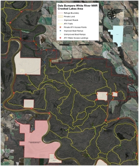 Crooked Lakes Aerial Map 