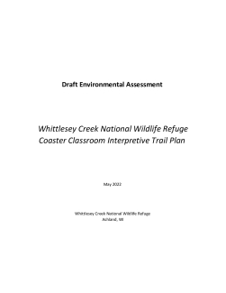Draft Environmental Assessment for Whittlesey Creek NWR Trail