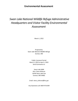 Swan Lake National Wildlife Refuge Administrative Headquarters and Visitor Facility Environmental Assessment 