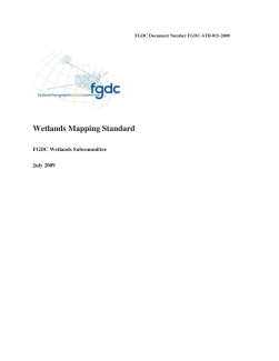 Federal Wetland Mapping Standard