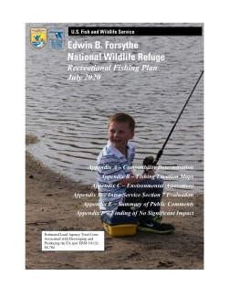 Edwin B. Forsythe National Wildlife Refuge: Recreational Fishing Plan