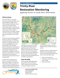 Trinity River Restoration Program: Restoration Monitoring