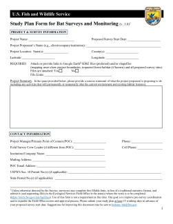 Final Study Plan Form for Bat Surveys and Monitoring_v1.0_02282023