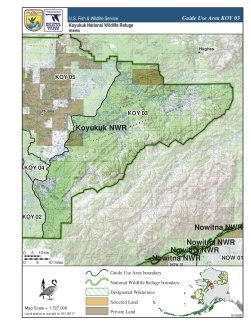 Koyukuk National Wildlife Refuge: Map of Guide Use Area KOY 03