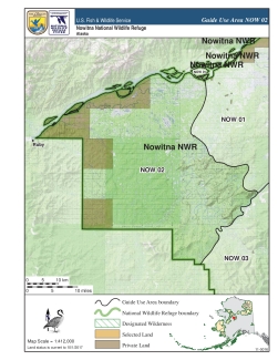 Nowitna National Wildlife Refuge: Map of Guide Use Area NOW 02