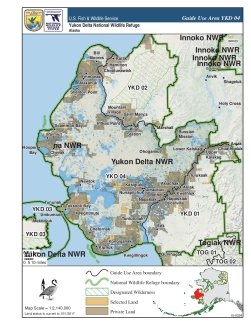 Yukon Delta National Wildlife Refuge: Map of Guide Use Area YKD 04