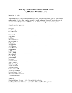 HWCC Meeting Minutes 12-19-2022