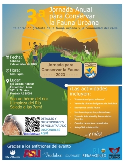 Jornada Anual para Conservar la Fauna Urbana 2023