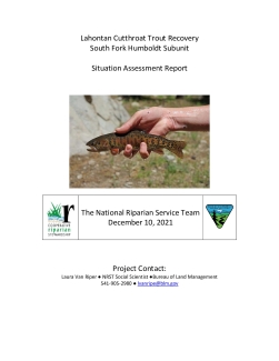 Lahontan Cutthroat Trout Recovery South Fork Humboldt Situation Assessment Report.pdf