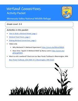 Wetland Connections Distance Learning Packet (grades 3-5)
