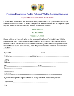 Mailing List Request For SW FL Fish and Wildlife Conservation Area.pdf