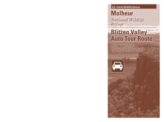 Malheur NWR Blitzen Valley Auto Tour