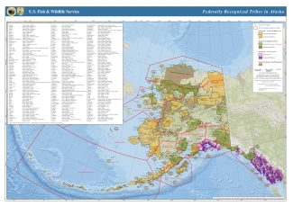 Map of Federally Recognized Tribes in Alaska