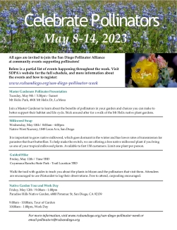 May 2023 Pollinator Events