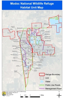 Modoc NWR Habitat Unit Map