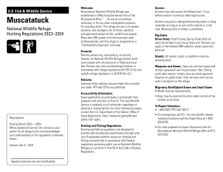 Muscatatuck Hunting Leaflet 2023-2024