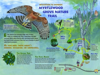Myrtlewood Grove Nature Trail Welcome Panel