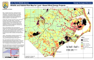 Wildlife and Habitat Risk Map for Land-Based Wind Energy Projects