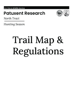 North Tract Trail Map Hunting Season