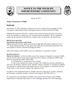 OLE Public Bulletin -  Declaration Zebra Plecos 1-20-2023 .pdf