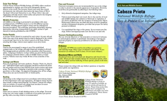 Cabeza Prieta National Wildlife Refuge Map & Public Use Information