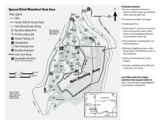 Ridgefield National Wildlife Refuge Waterfowl Hunt Map