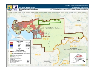 Selawik National Wildlife Refuge: Map Guide Use Area SEL 01