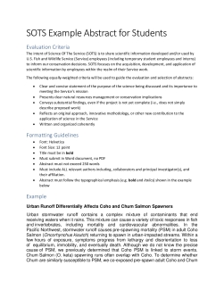 SOTS Abstract Guidelines and Example for Students 