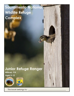 Sacramento National Wildlife Refuge Complex - Junior Ranger Booklet