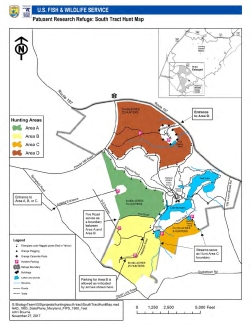 Patuxent South Tract Hunting Map