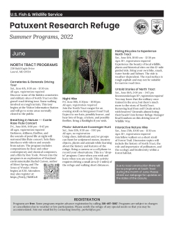 Patuxent Research Refuge Summer Programs