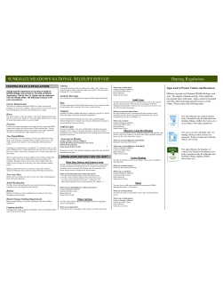 Sunkhaze Meadows NWR - Hunting Regulations and Map.pdf