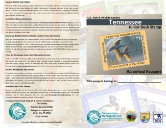 Tennessee Jr Duck Stamp Passport